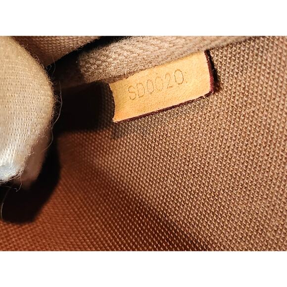 Louis Vuitton Monogram Pochette Accessoires SD0620 Brown Canvas Shoulder Bag - Picture 15 of 15